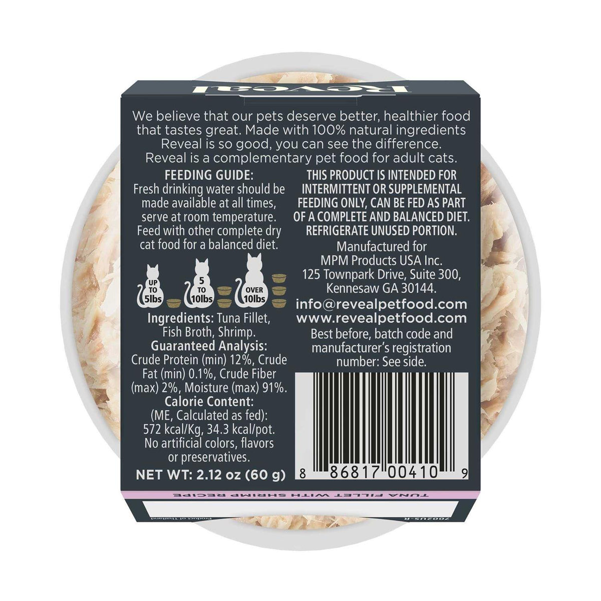 Wet Cat Food Tuna Fillet with Sea Bream in Broth F80463