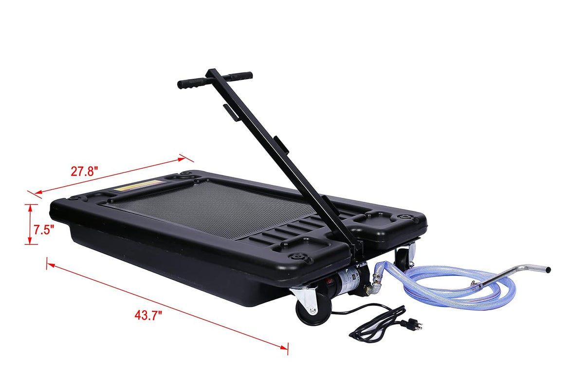 17-Gallon Oil Drain Pan with Electric Pump B23833