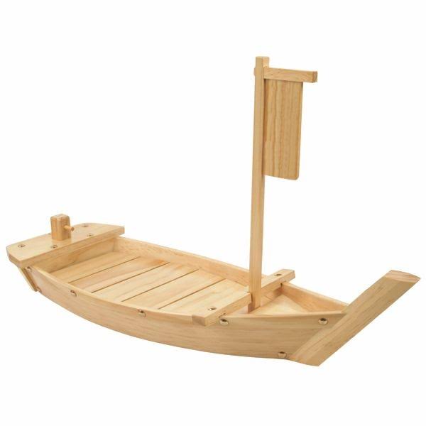 Wood Boat Display Tray Y977