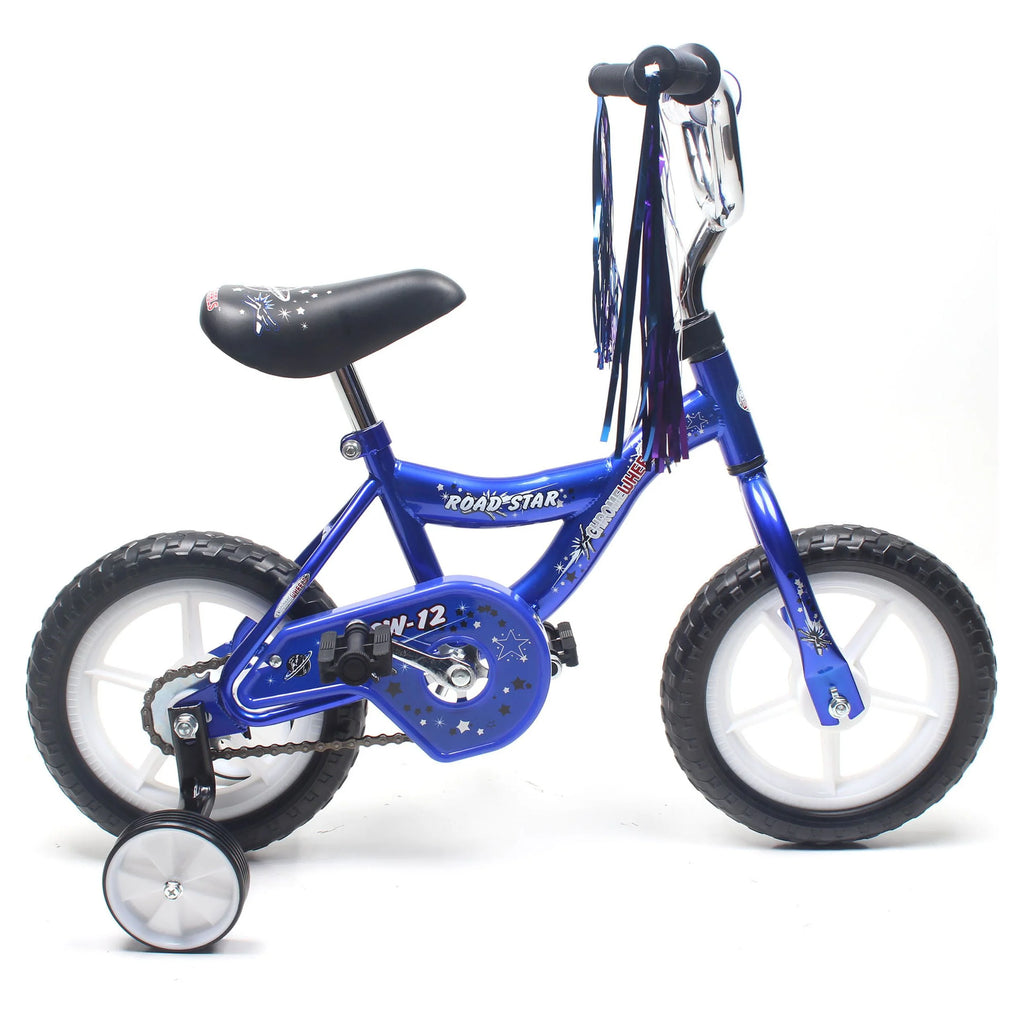 12 In. Kids Bike with Training Wheels Blue I922