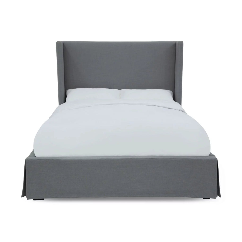 Queen Upholstered Storage Panel Bed K547