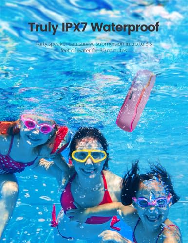 Portable IPX7 Waterproof Bluetooth Speaker 25W E2631