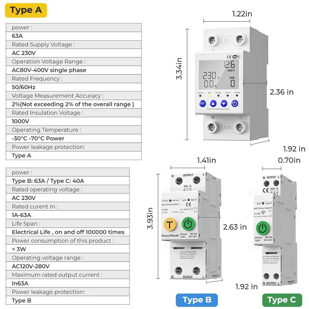 WiFi Intelligent Electric Meter U534896