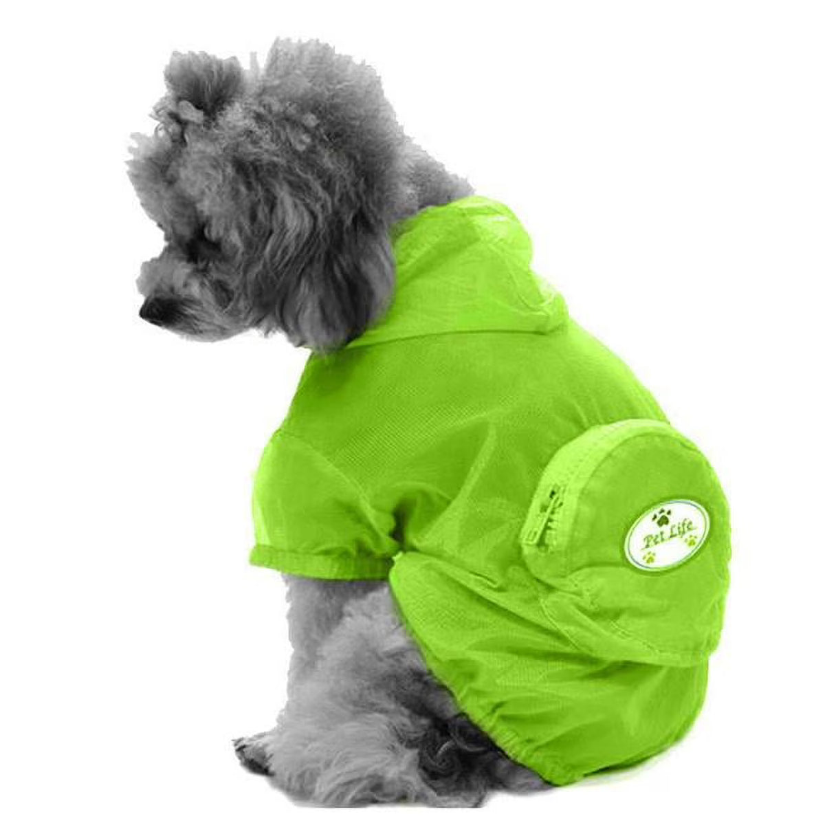 Extra Large Waterproof Travel Dog Raincoat Y7411