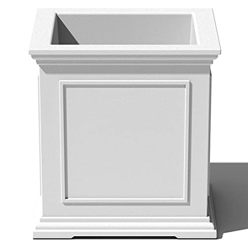 Cube Plastic Planter with Drainage Holes M6025