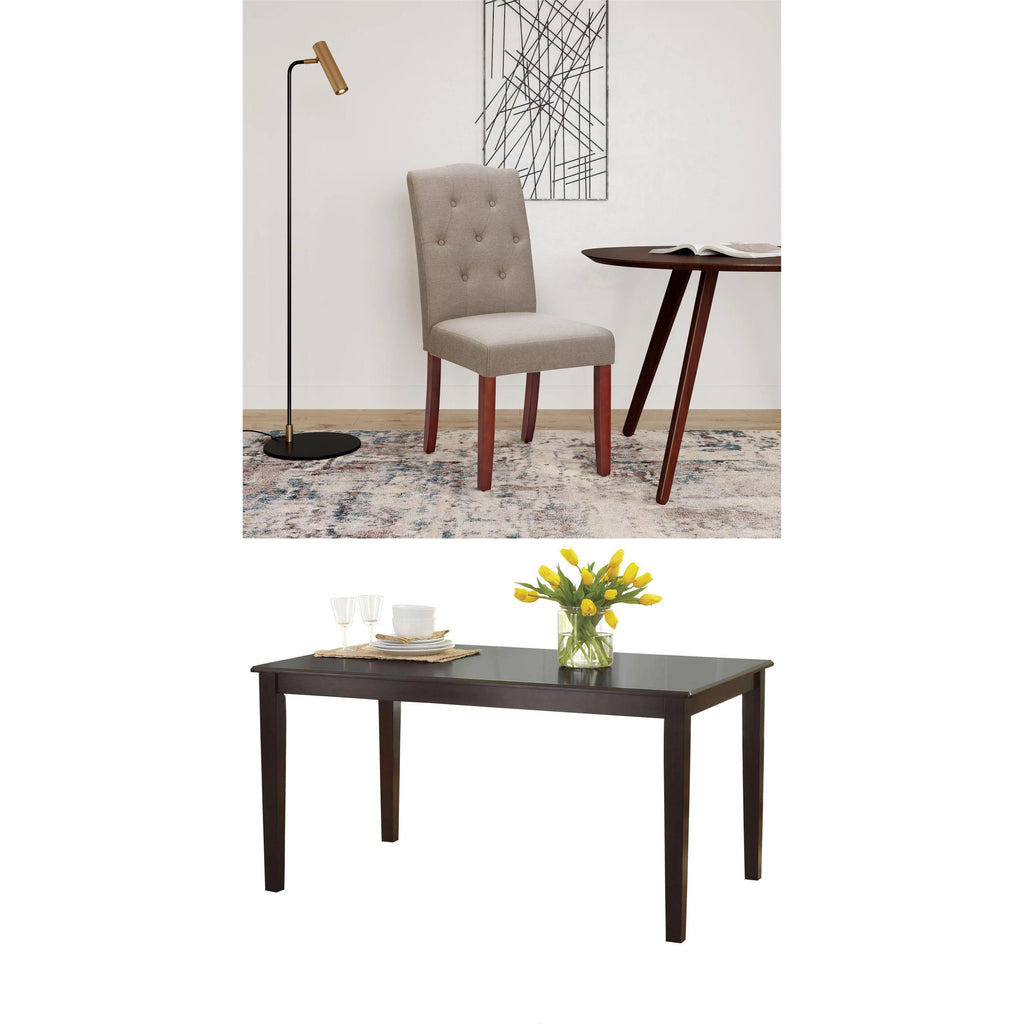 5-Piece Dining Set with Upholstered Chairs Y11701