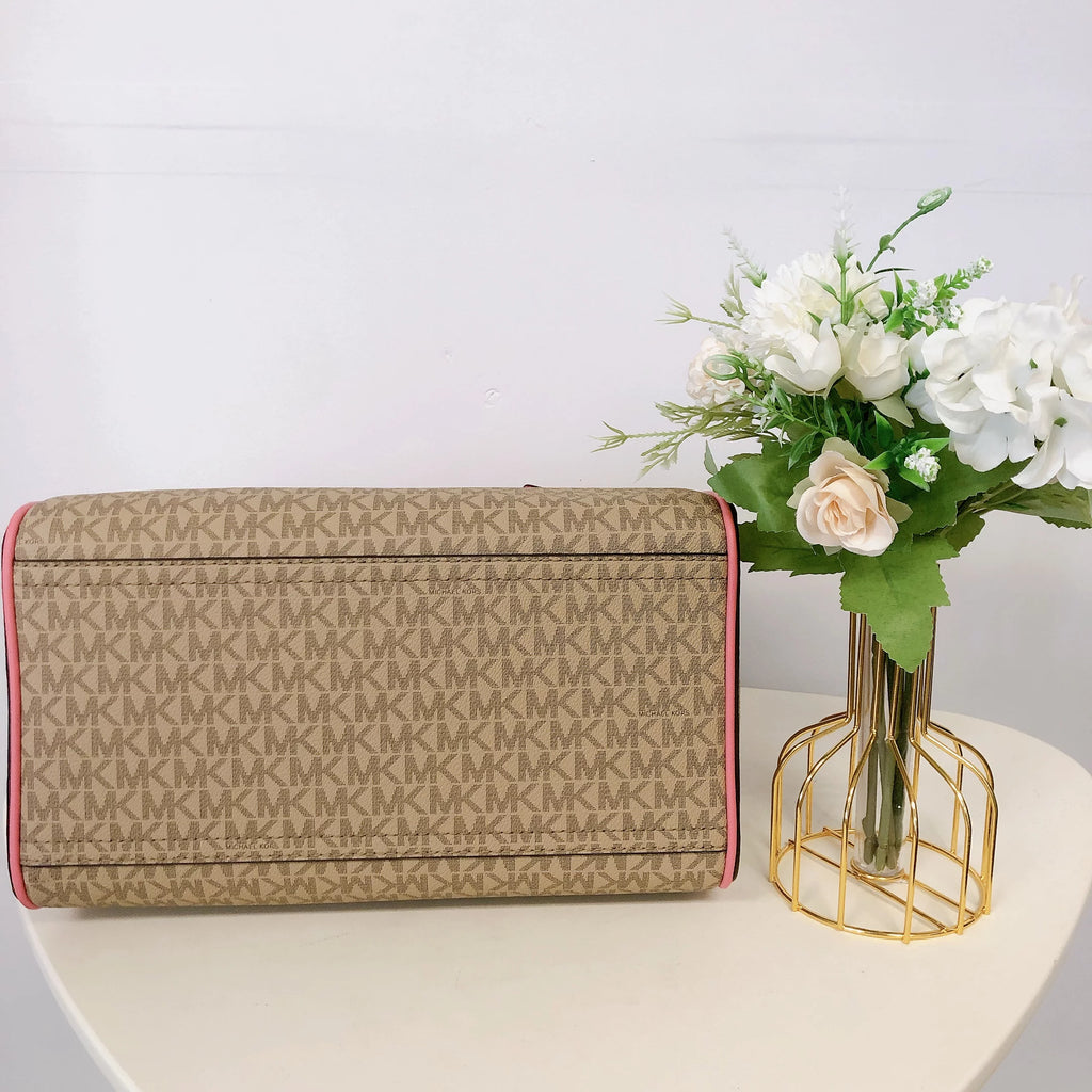 Signature PVC Duffle Crossbody Bag D9046
