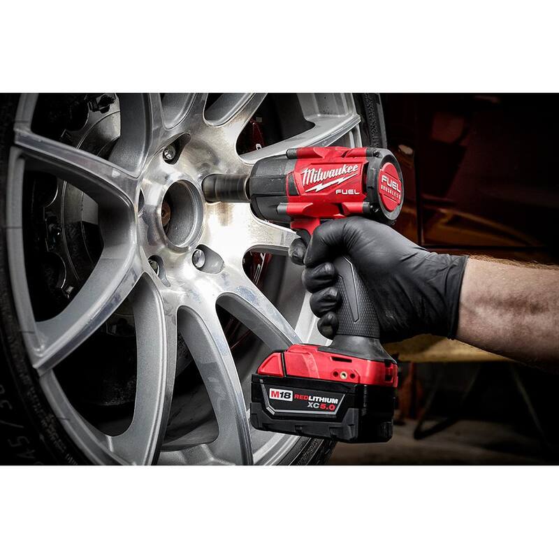 18V Brushless Cordless 1/2 in. Impact Wrench with Grinder B7043