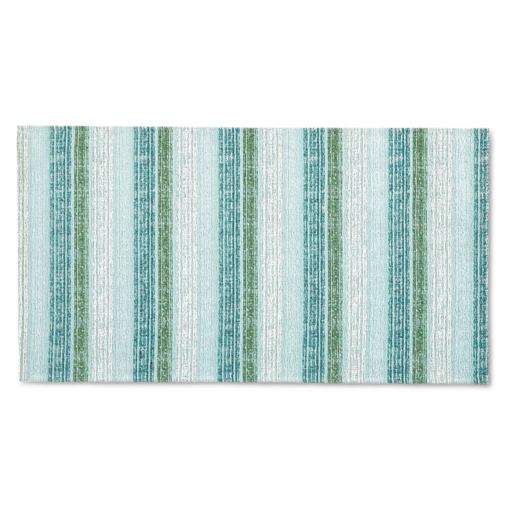 Mint Green/White 20"x36" Kitchen Mat O613