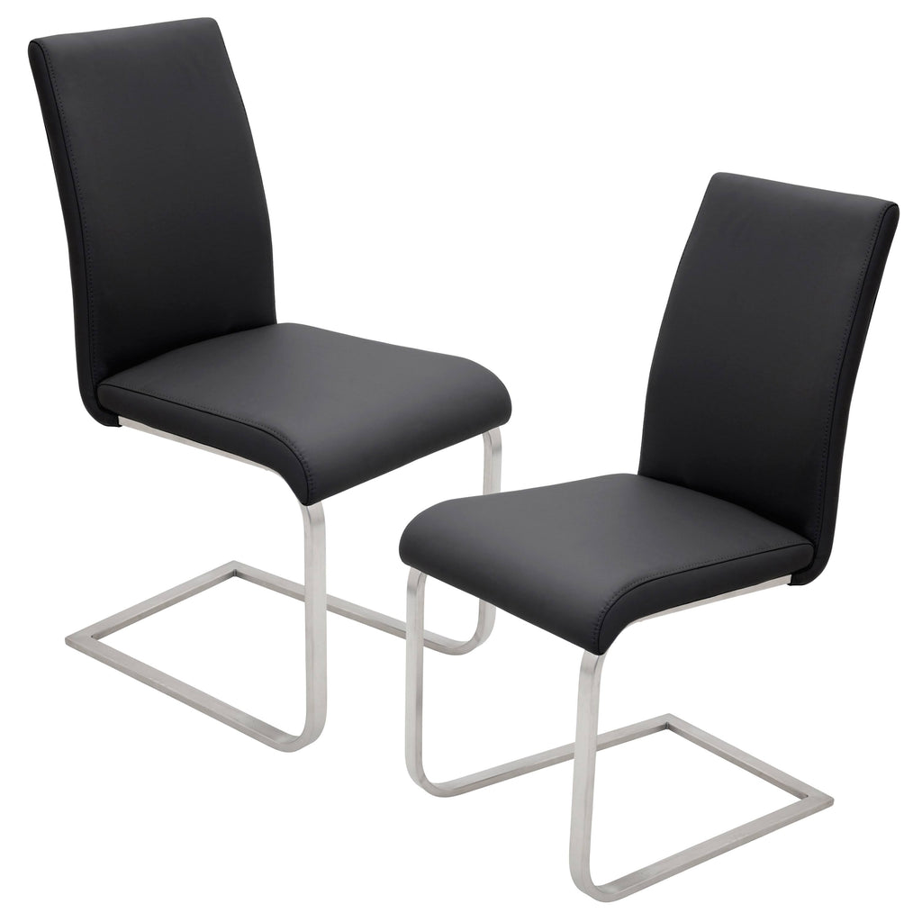 Black Dining Chair Set of 2 V58903