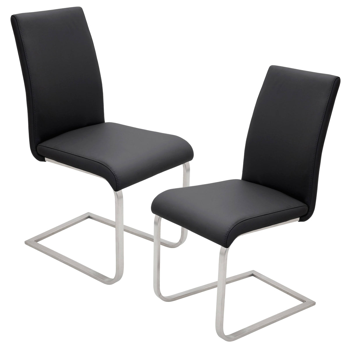 Black Dining Chair Set of 2 V58903