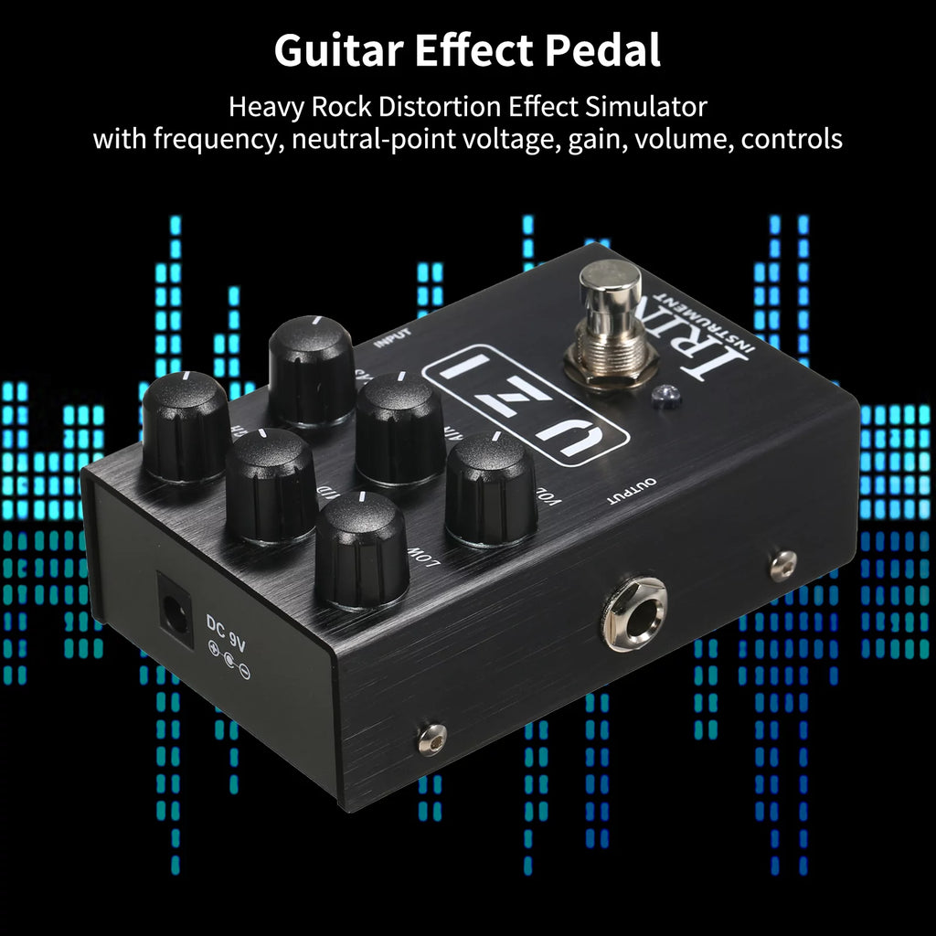 Guitar Heavy Distortion Effect Simulator Pedal O841071