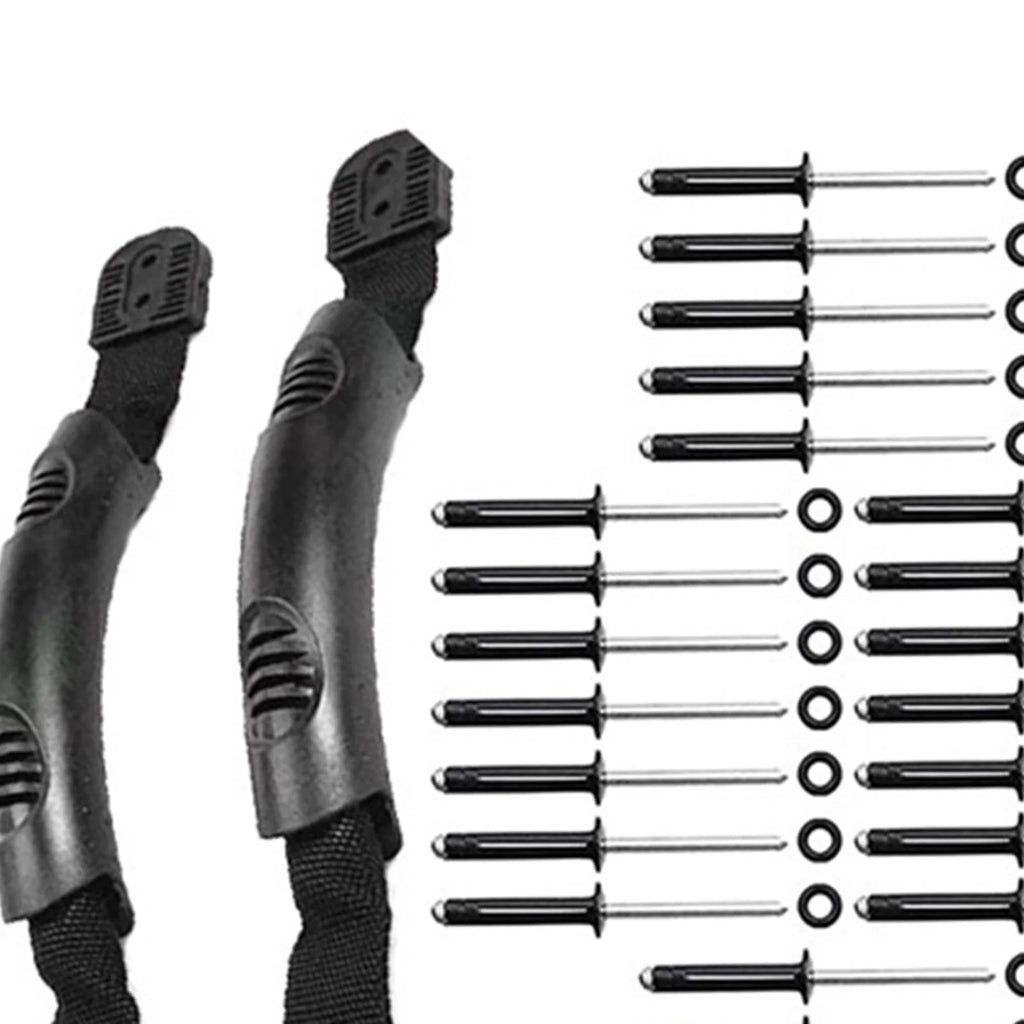 Black Kayak Carry Handles with Screws Pad Eye B994