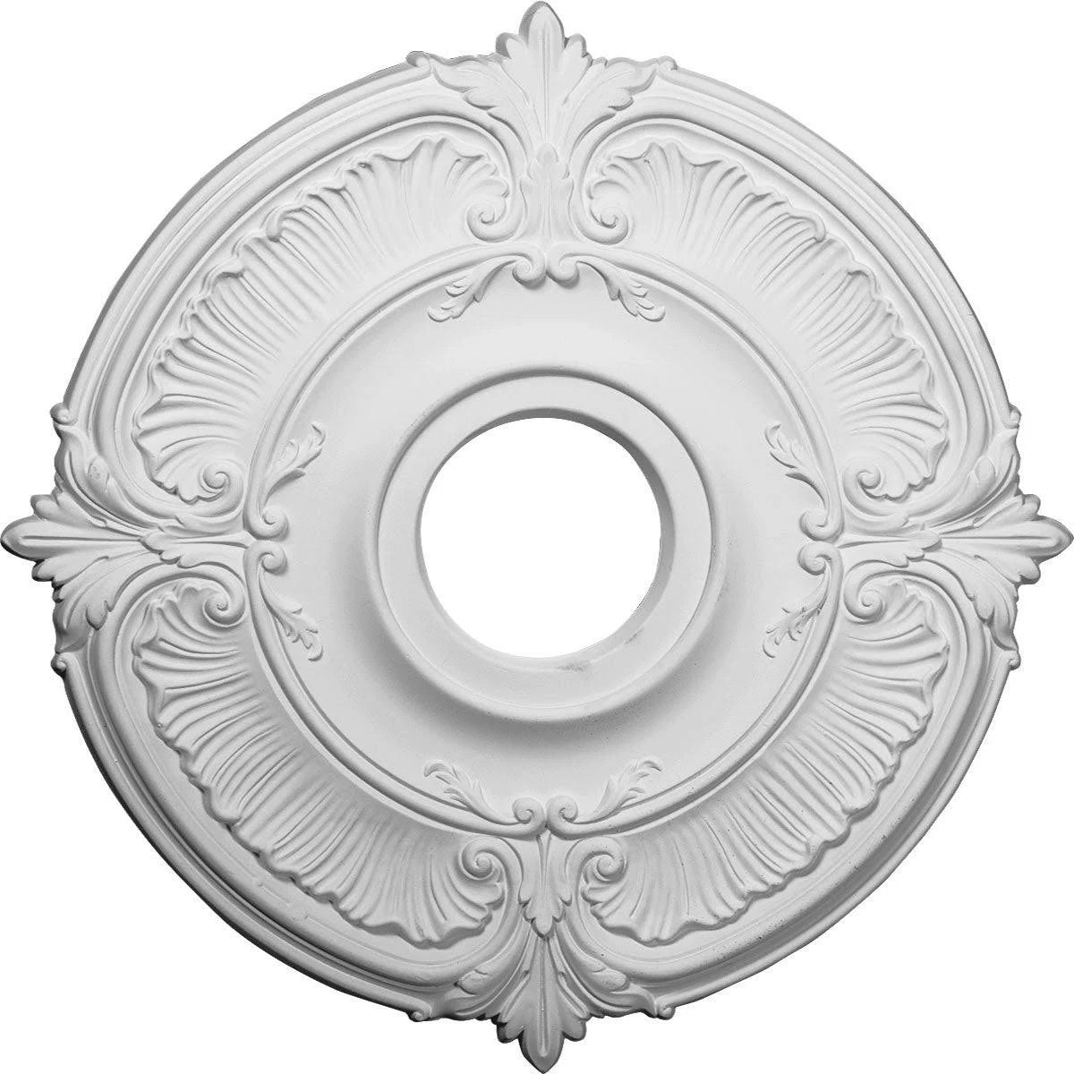 18x22OD x 4x22ID x 5/8x22P Ceiling Medallion, Hand-Painted Pharaohs Gold X754860