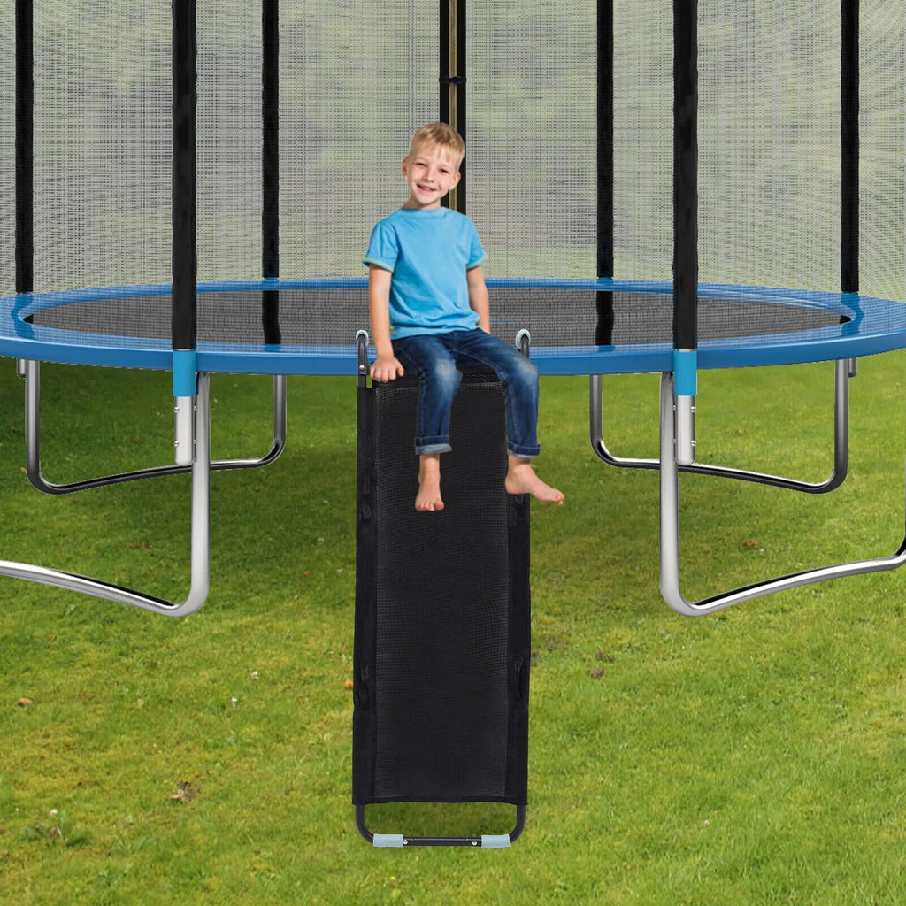 Kids Trampoline with Slide and Ladder 165lbs Capacity G931371