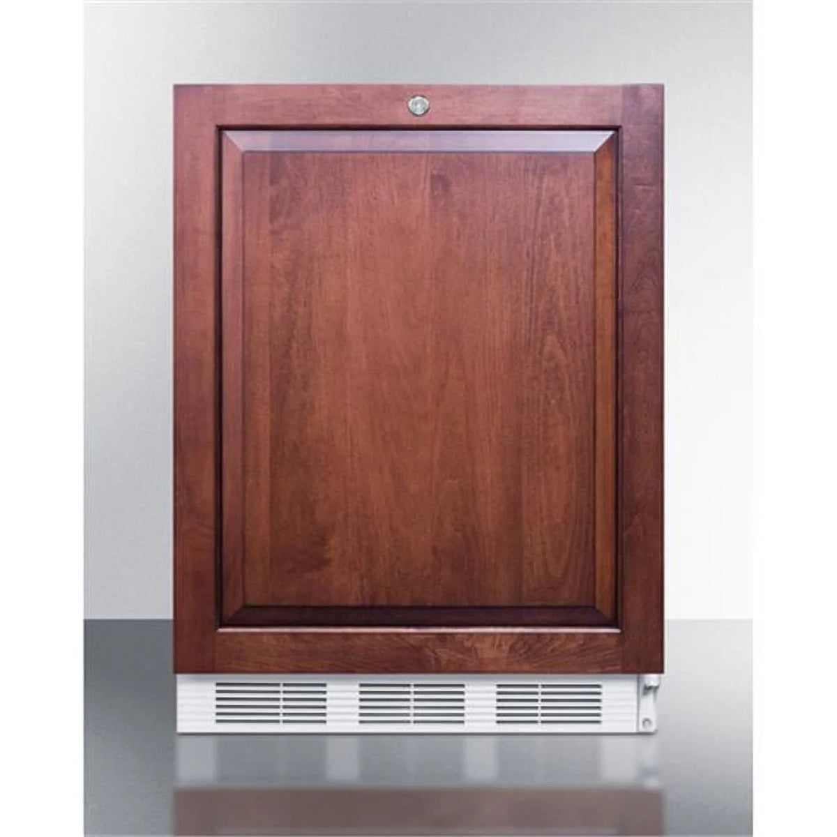 Built-In Undercounter ADA Compliant Refrigerator-Freezer, White Cabinet O31787