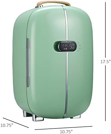 Portable Skincare Fridge with LED Display 12L Mini Fridge Pink C2502
