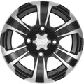 Black 14x6 4/110 4+2 N456