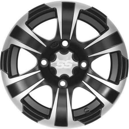 Black 14x6 4/110 4+2 N456