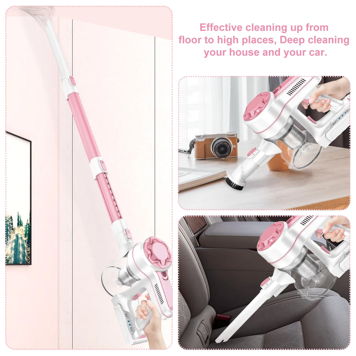 Cordless Stick Vacuum Cleaner U208