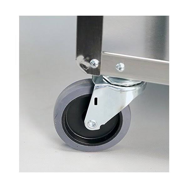 Stainless Steel 3 Shelf Utility Cart Y3296