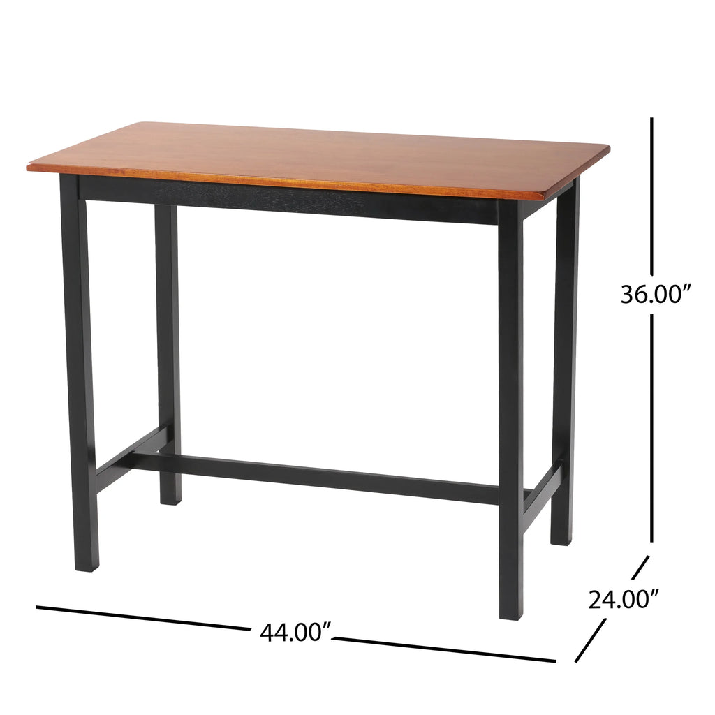 4 Piece Black Wood Dining Set G740775