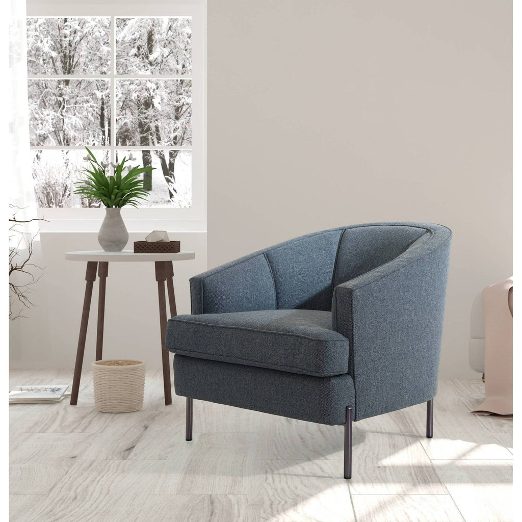 Blue Club Chair F378