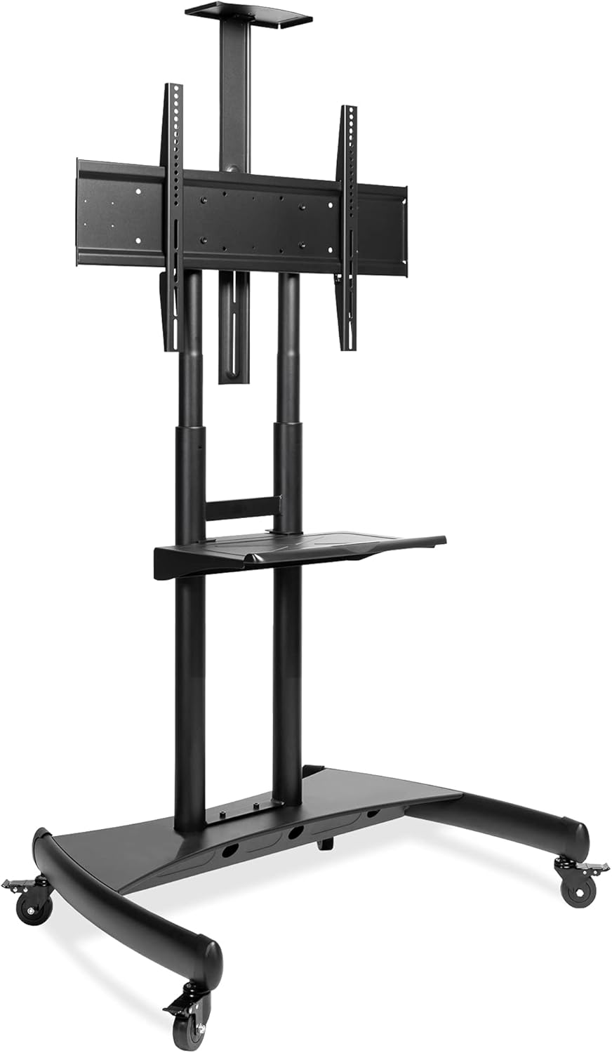 Rolling TV Stand Mobile TV Cart for 55 - 80 TV O4373