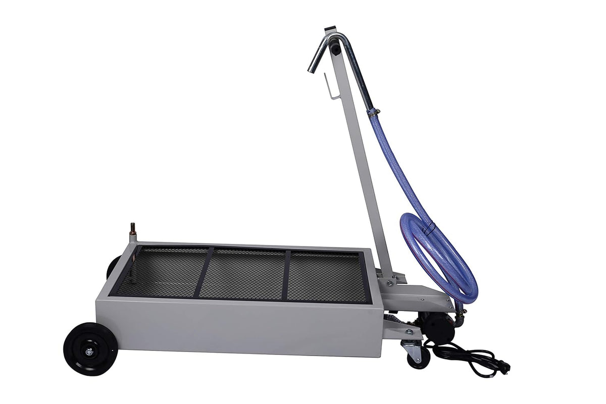 17-Gallon Oil Drain Pan with Electric Pump B23833