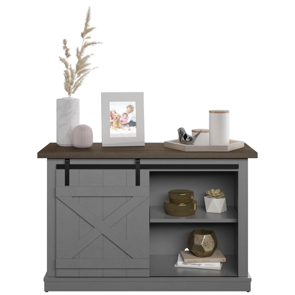 White Farmhouse TV Stand C541
