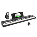 88 Key Keyboard Piano with 480 Sounds, Speakers, USB MIDI, Carry-Bag, Stand, Headphones, Pedal V1568