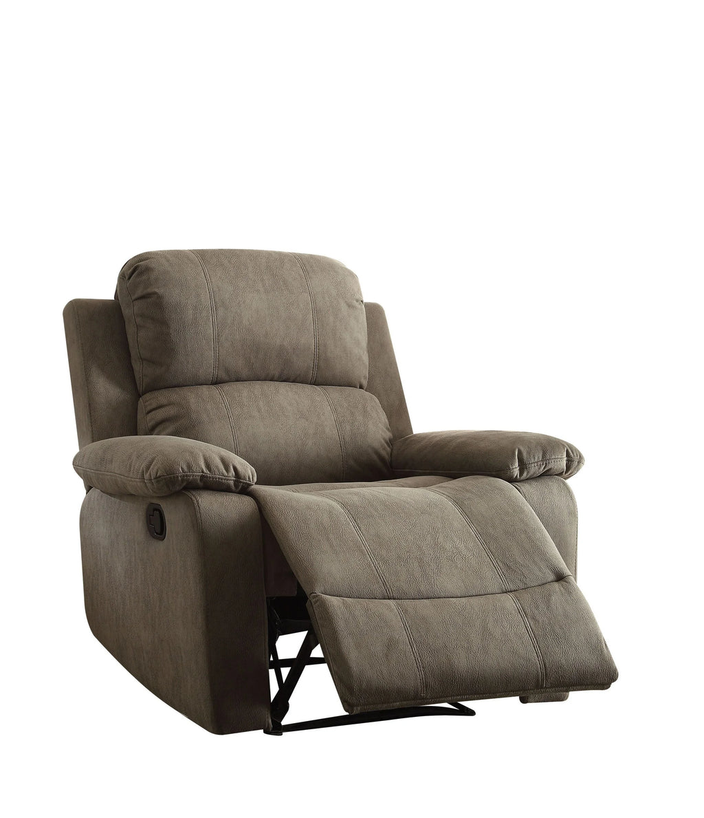 Gray Microfiber Recliner Z87551