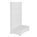 White Single Sided Gondola Display with Pegboard Back L547858