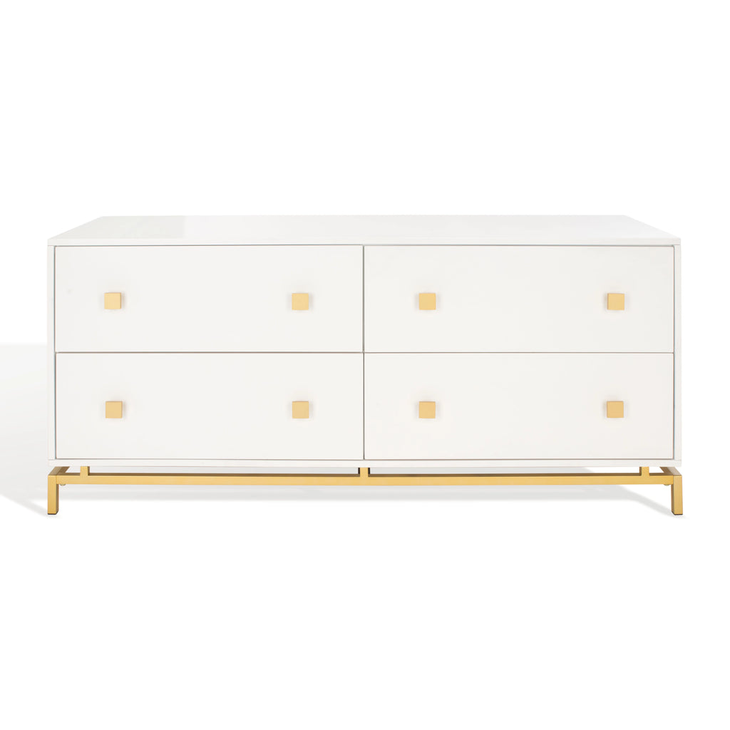 White 4-Drawer Dresser W65300