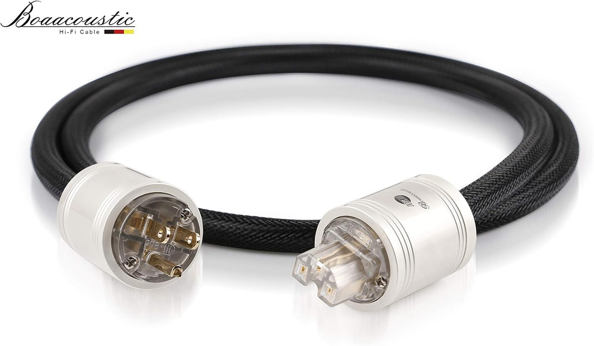 4N OFC HiFi Power Cord, Male to Female Power Cable, US Plug, 3.2ft K61417