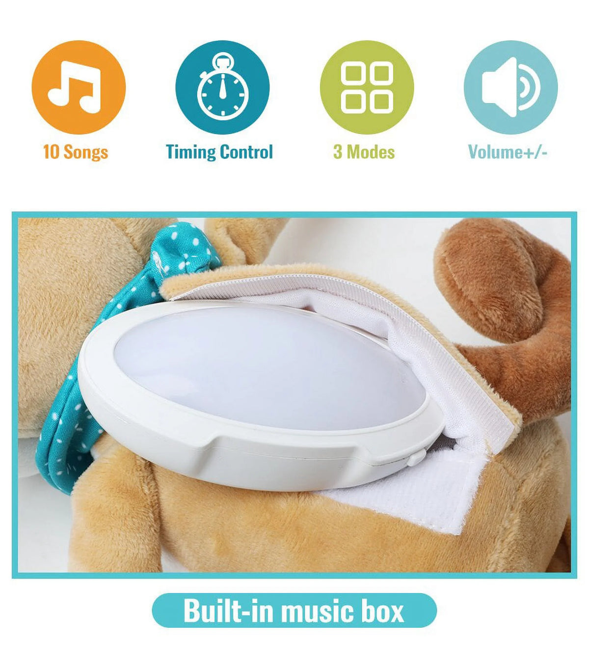 Stuffed Animal LED Night Lamp Plush Toy M1600