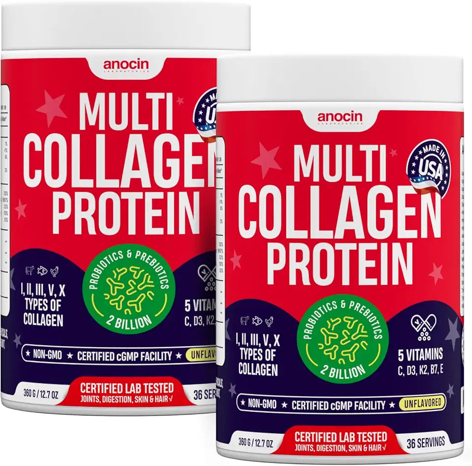 Multi Collagen Peptides with Probiotics Hydrolyzed Collagen Powder K97944