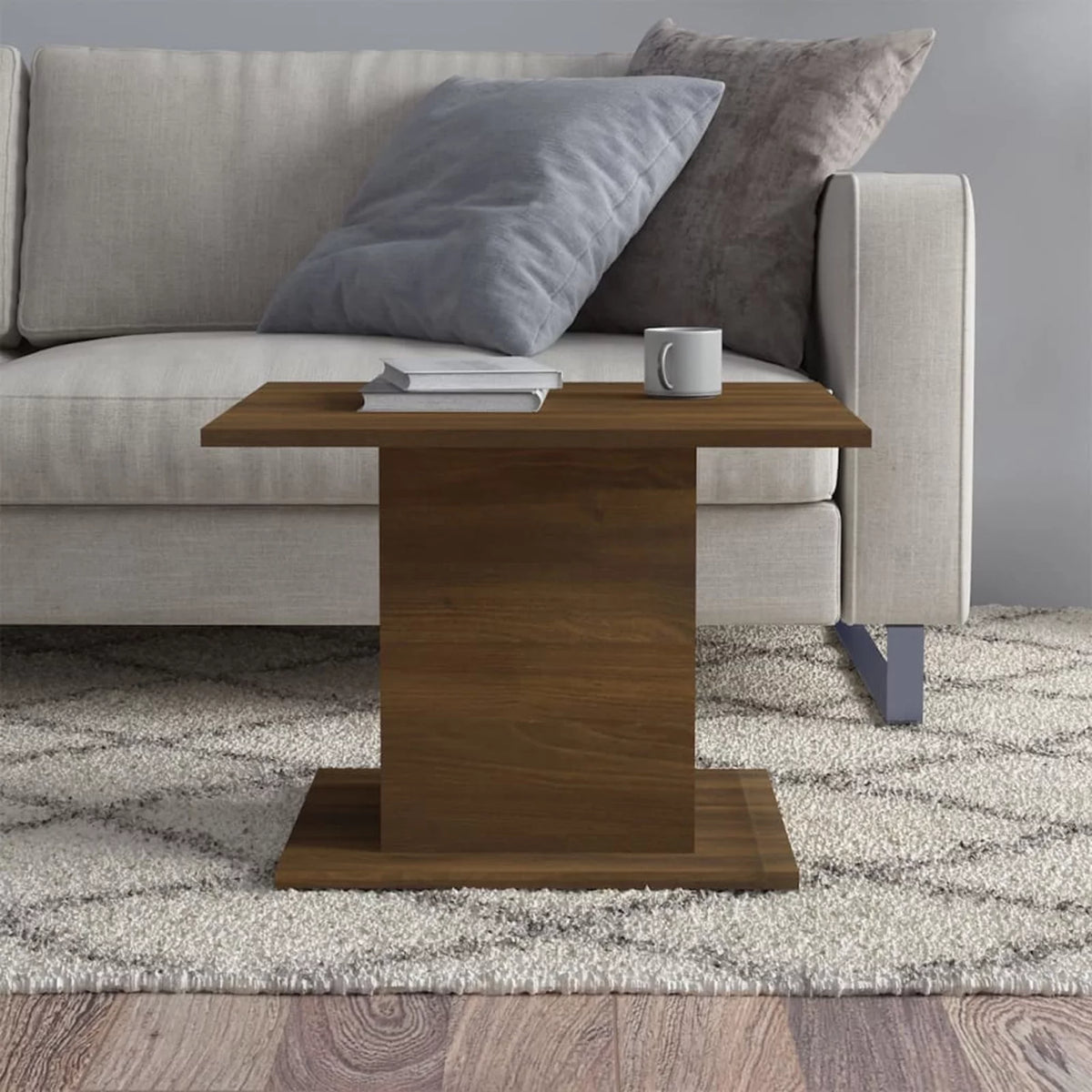 Brown Oak Engineered Wood Coffee Table P39464