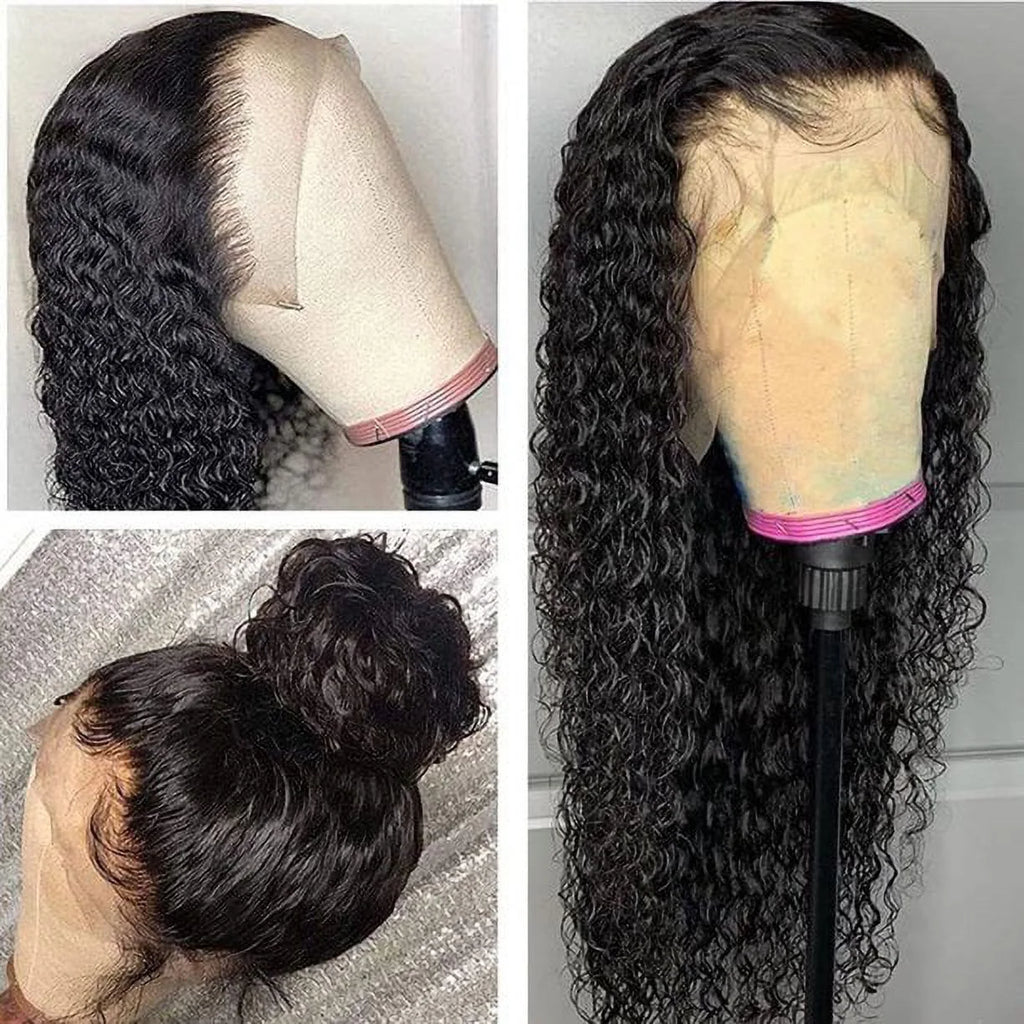 13×4 HD Front Lace Human Hair Wig, 180% Density, Natural Color, 26 inch L984859