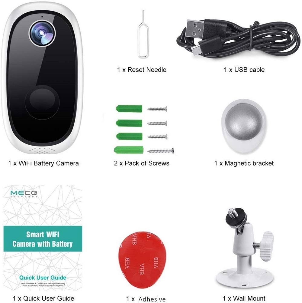 4MP Outdoor WiFi Bullet Security Camera B29714
