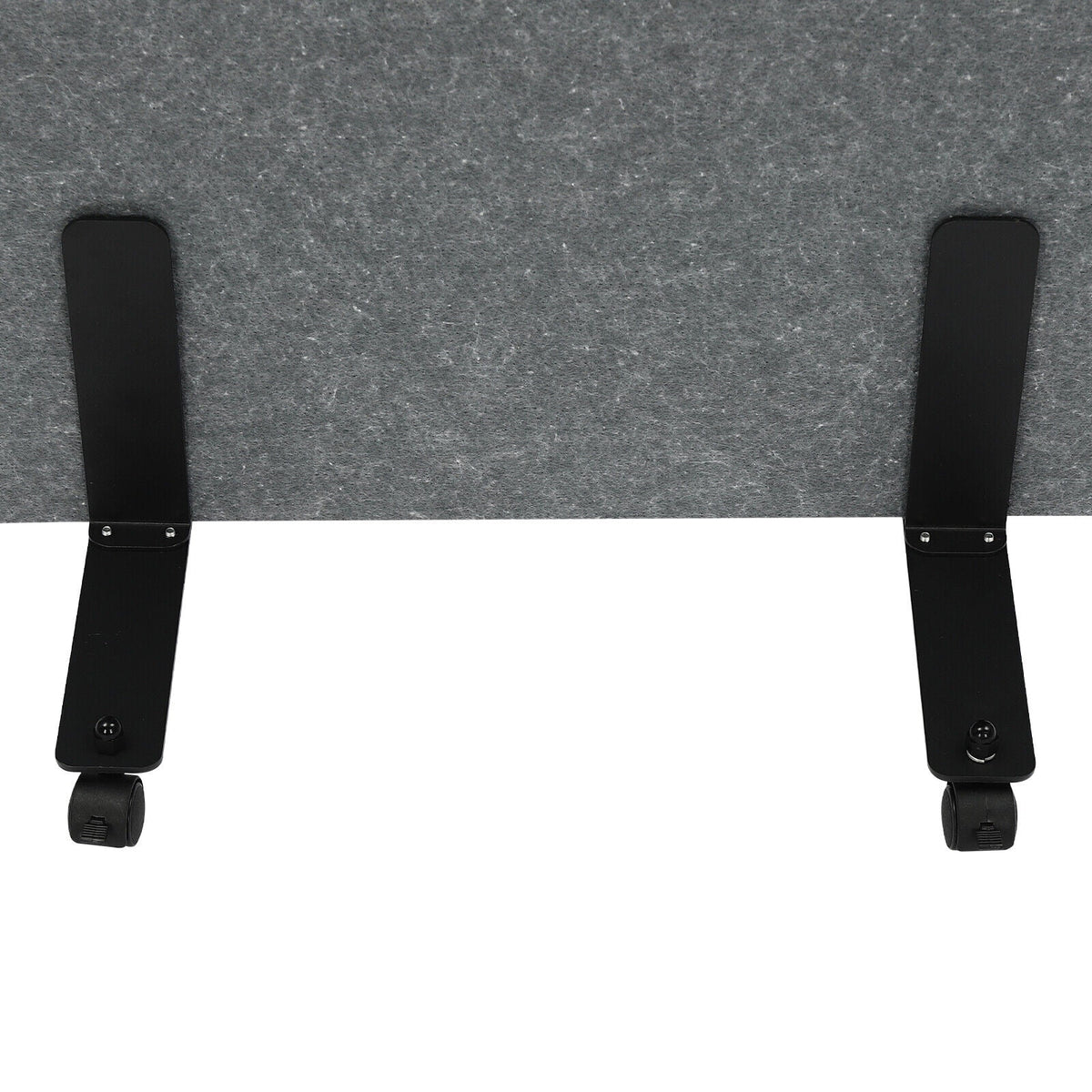 Freestanding Acoustic Room Divider Privacy Screen with Lockable Wheels H283