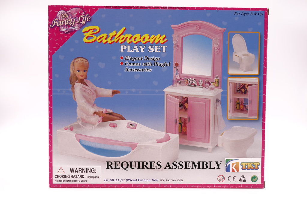 Bathroom Play Set for 11.5" dolls D595286