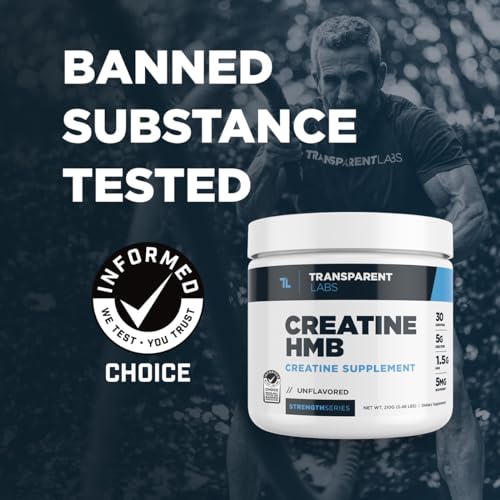 Creatine Monohydrate Powder with HMB, 30 Servings, Unflavored H643836