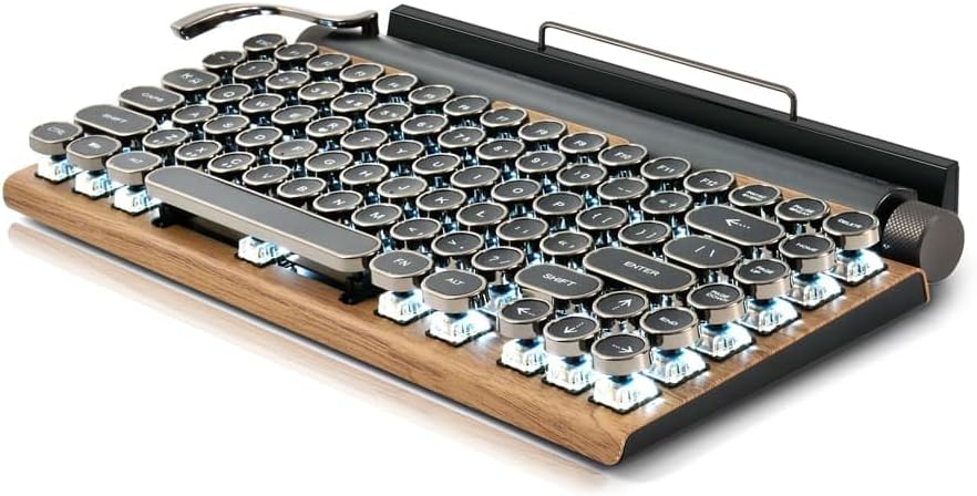 Retro Mechanical Keyboard with Bluetooth U72976