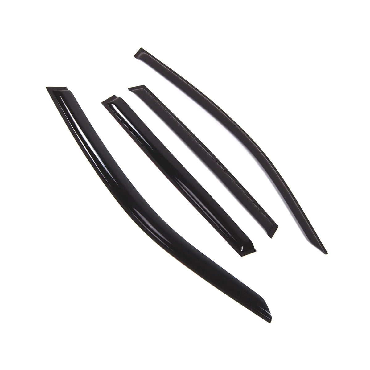 4 Pcs Dark Smoke Window Visor Deflector Rain Guard Q7821