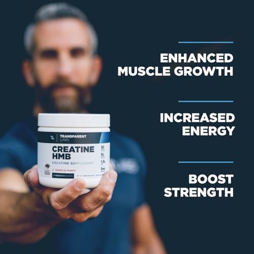 Creatine Monohydrate Powder with HMB, 30 Servings, Unflavored H643836