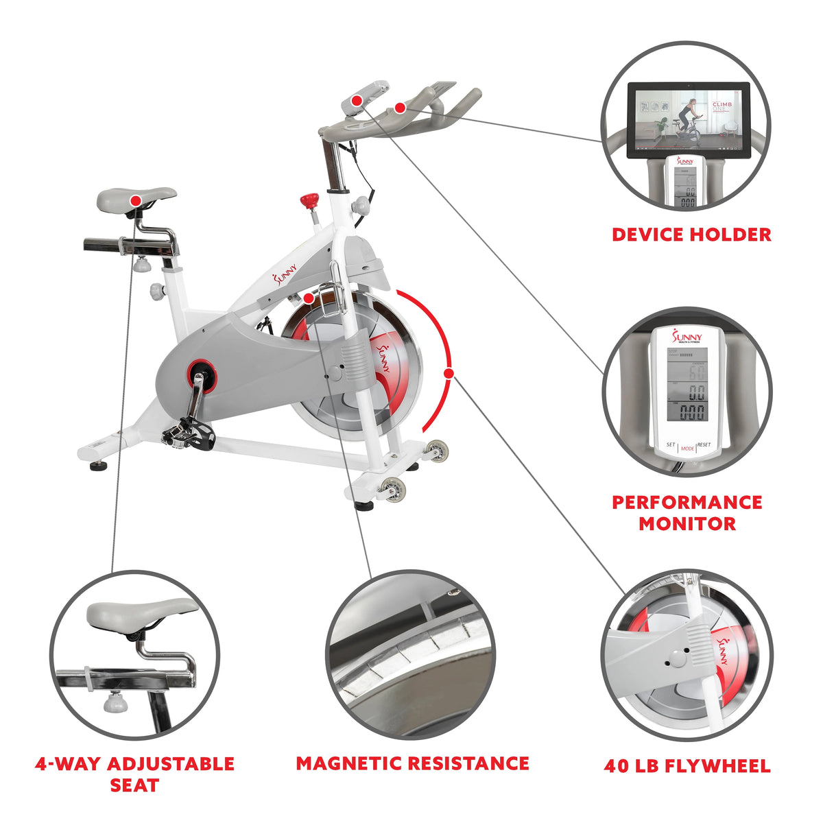 Indoor Stationary Cycling Exercise Bike T607615