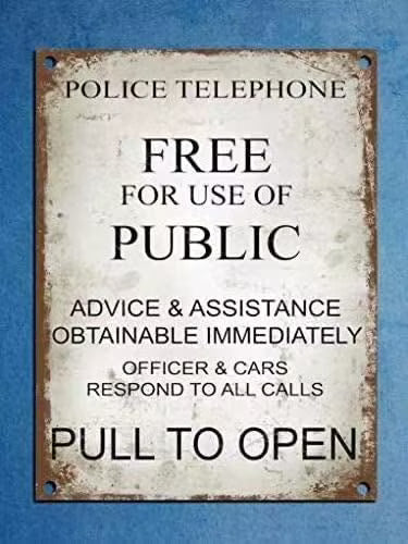Metal Tin Sign 8X12 INCH Q89846
