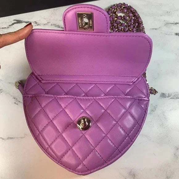 Purple Black Coin Purse M116445