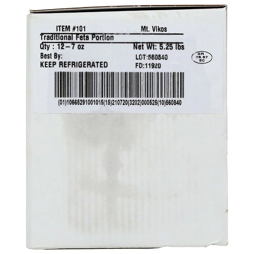 Traditional Feta Cheese, 7 Ounce, 12 per case N672860